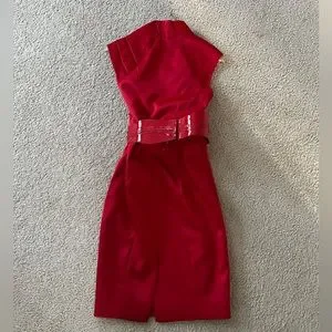 Karen Millen Dresses Karen Millen Red Satin Cocktail Dress